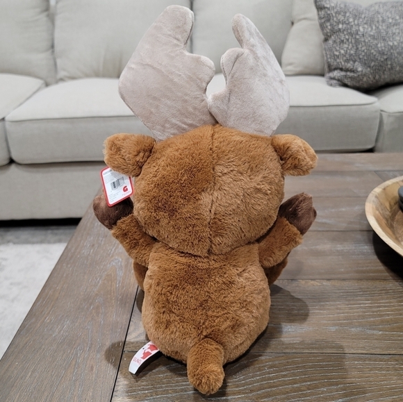NWT G by Gund Silly Pawz Moose Plush Stuffed Animal Brown 12" - Picture 2 of 7